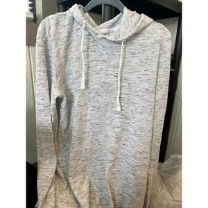 Rustic‎ Soul Hoodie Lightweight Knit Pullover Mens Size M Heather Gray